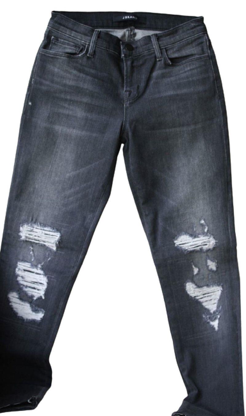 J BRAND 811 MID-RISE SKINNY JEANS IN AFFRAY W25 UK 6/8