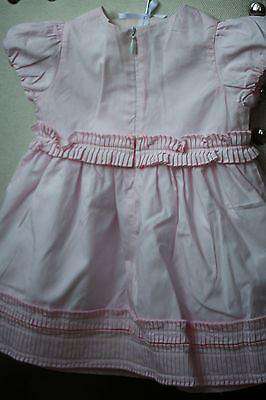 FENDI BABY PINK COTTON DRESS 3 MONTHS