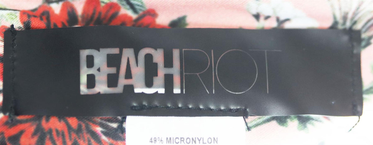 BEACH RIOT FLORAL PRINT TRIANGLE BIKINI SMALL/MEDIUM