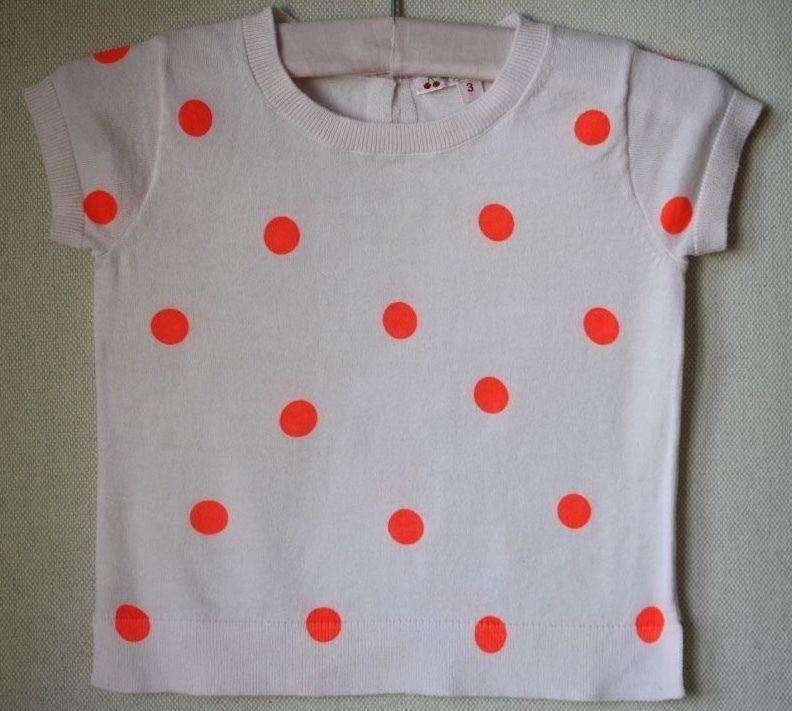 BONPOINT BABY NEON COTTON SWEATER TOP 3 YEARS