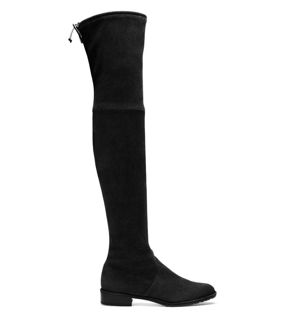 STUART WEITZMAN LOWLAND SUEDE OVER-THE-KNEE BOOTS EU 37.5 UK 4.5 US 7