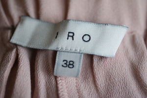 IRO DAINIE CROCHET-TRIMMED CREPE SHORTS FR 38 UK 10