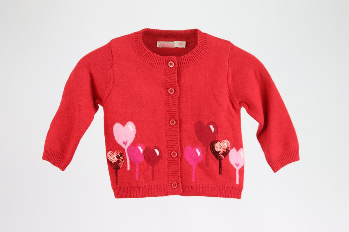 BILLIEBLUSH BABY GIRLS KNITTED CARDIGAN 3 MONTHS