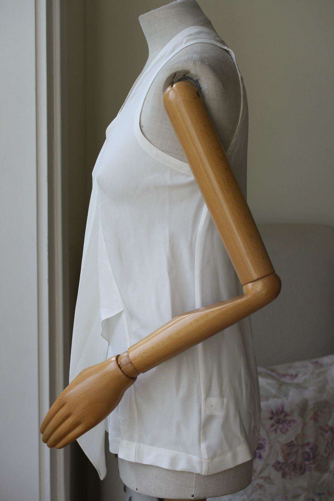 YIGAL AZROUEL GEORGETTE SILK TOP US 2 UK 6
