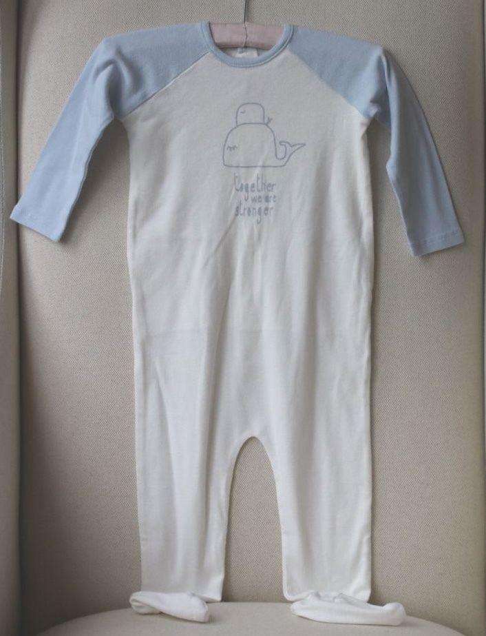BONPOINT BABY WHALE BABYGROW 18 MONTHS