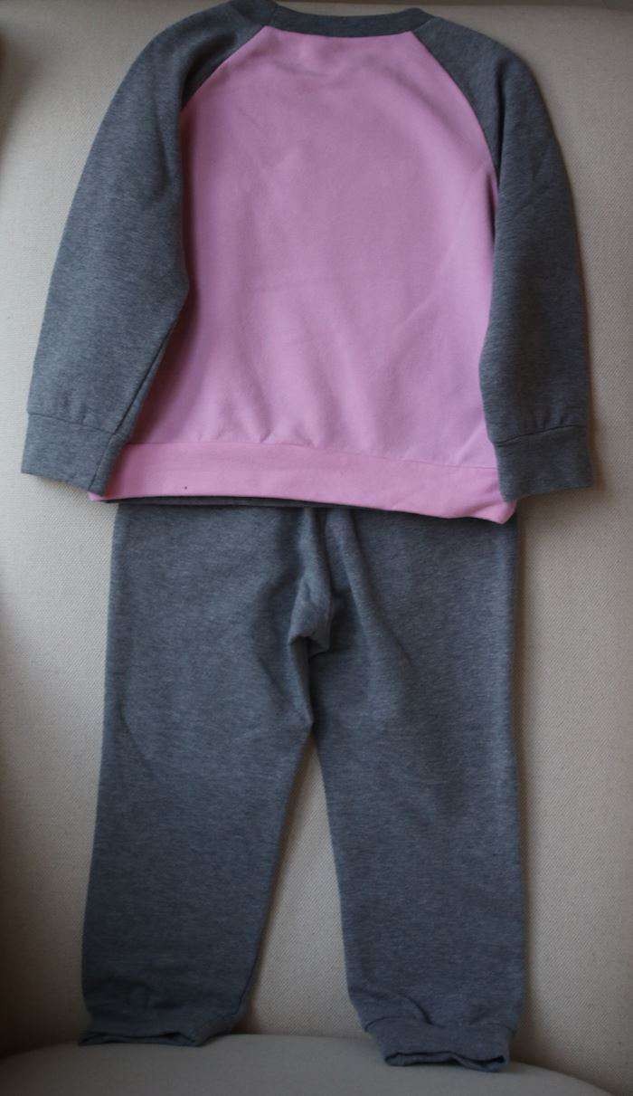 SIMONETTA MINI GIRLS GREY & PINK TRACKSUIT 4 YEARS