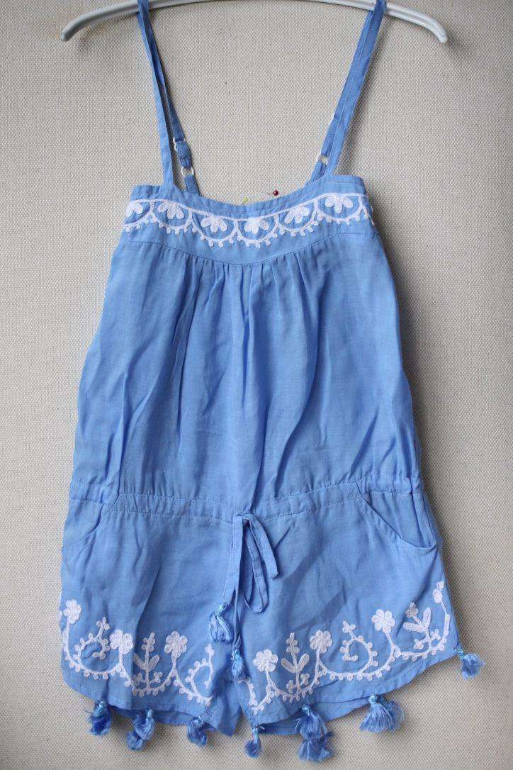 MELISSA ODABASH KIDS BABY EISHA BLUE PLAYSUIT ROMPER 4 YEARS