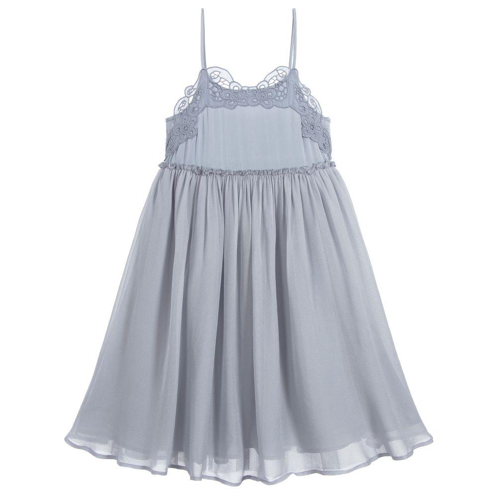 STELLA MCCARTNEY KIDS GIRLS SILK MAXI DRESS 6 YEARS