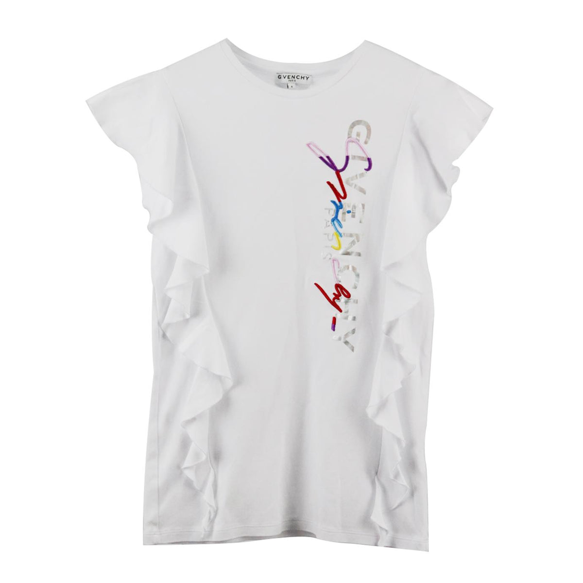 GIVENCHY KIDS GIRLS COTTON DRESS 8 YEARS