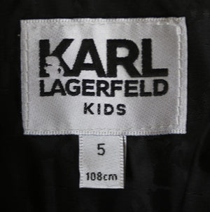 KARL LAGERFELD KIDS GIRLS PUFFER JACKET 5 YEARS