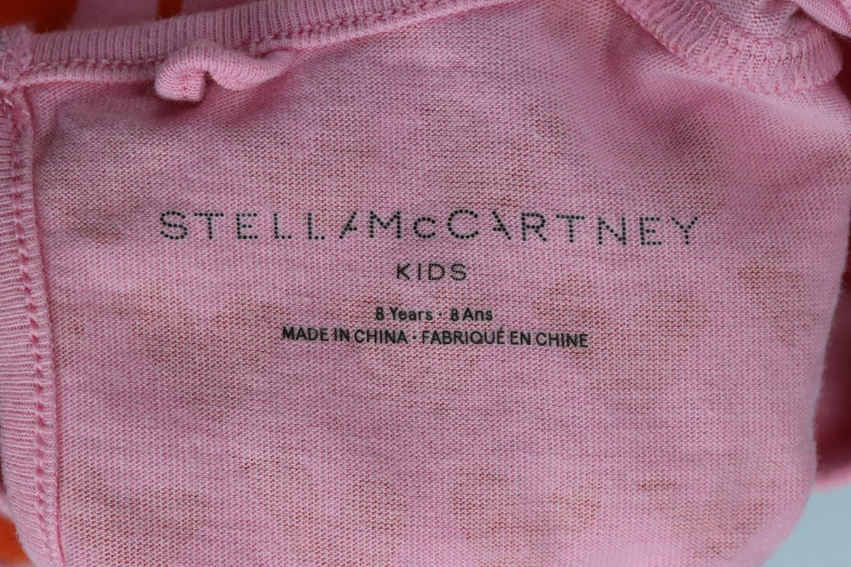 STELLA MCCARTNEY KIDS GIRLS COTTON TOP AND SHORTS SET 8 YEARS