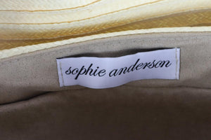SOPHIE ANDERSON STRIPED RAFFIA SHOULDER BAG