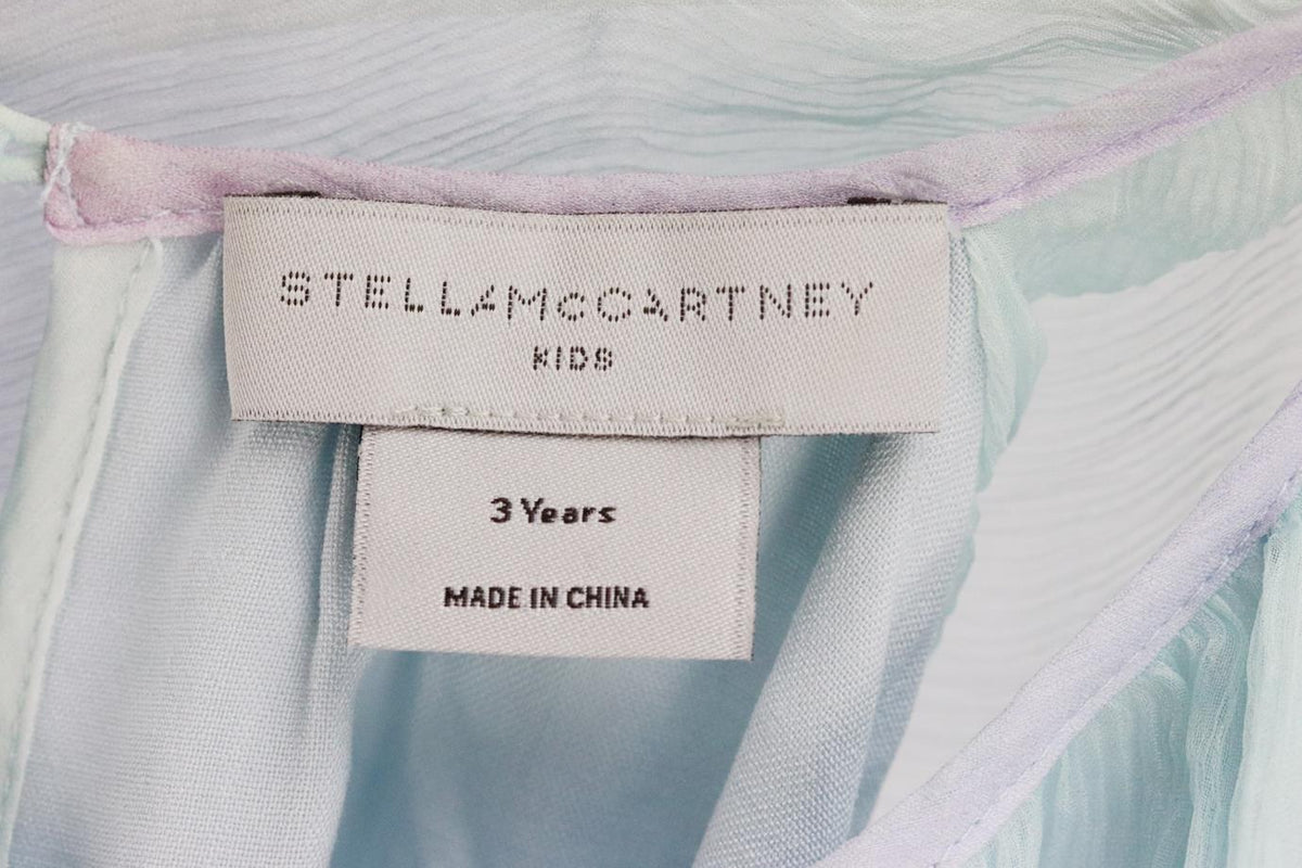 STELLA MCCARTNEY KIDS GIRLS SILK DRESS 3 YEARS