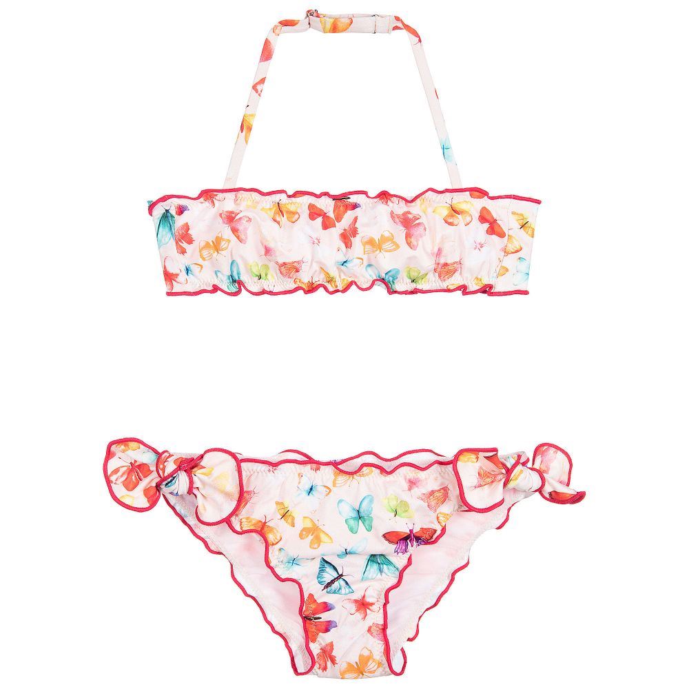 MC2 ST BARTH GIRLS PINK BUTTERFLY BIKINI 4 YEARS