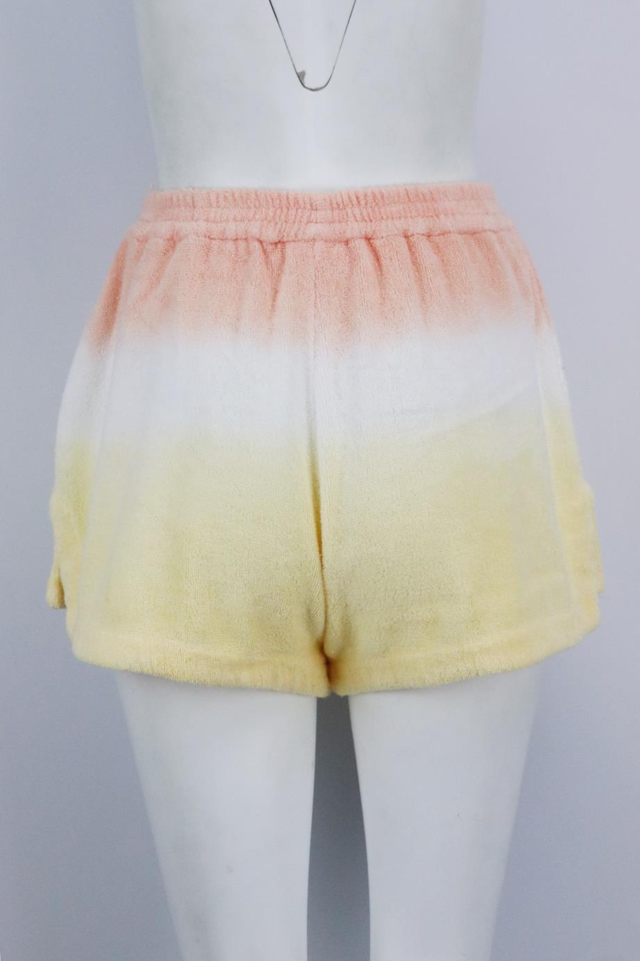 TERRY OMBRÉ COTTON TERRY SHORTS SMALL