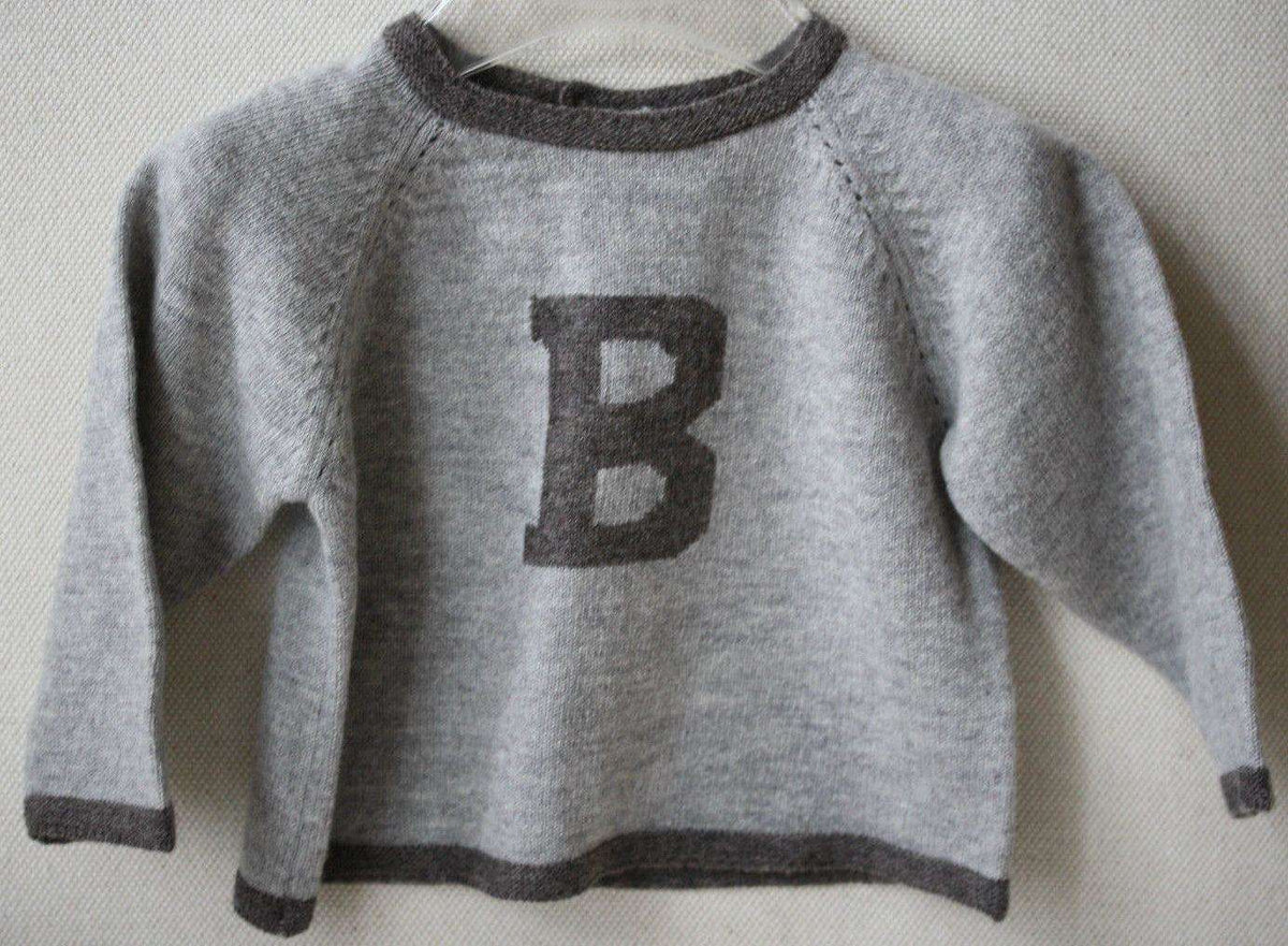 BONPOINT WOOL B BABY SWEATER 12 MONTHS