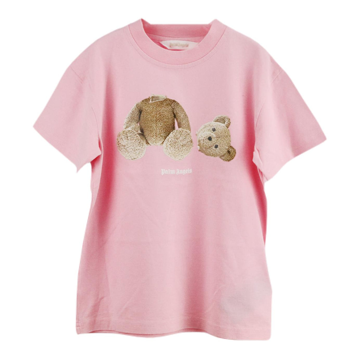 PALM ANGELS KIDS GIRLS TEDDY COTTON T-SHIRT 8 YEARS