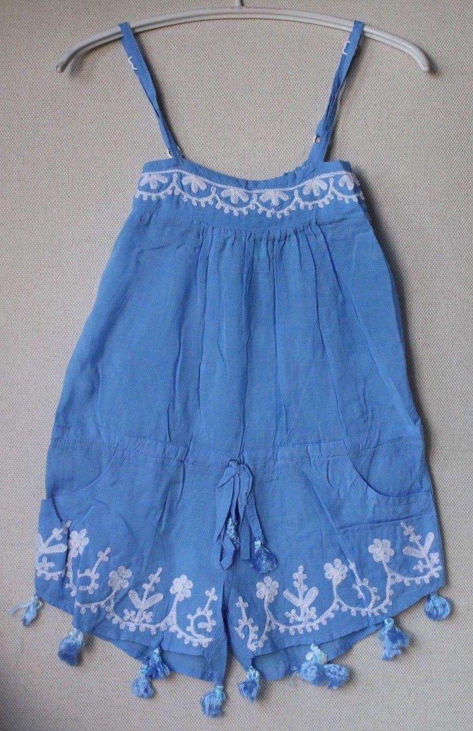 MELISSA ODABASH KIDS GIRLS BLUE PLAYSUIT ROMPER 2 YEARS