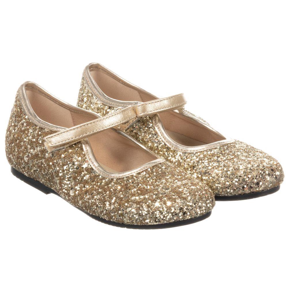 MANUELA DE JUAN KIDS GIRLS GLITTER SHOES EU 28 UK 10