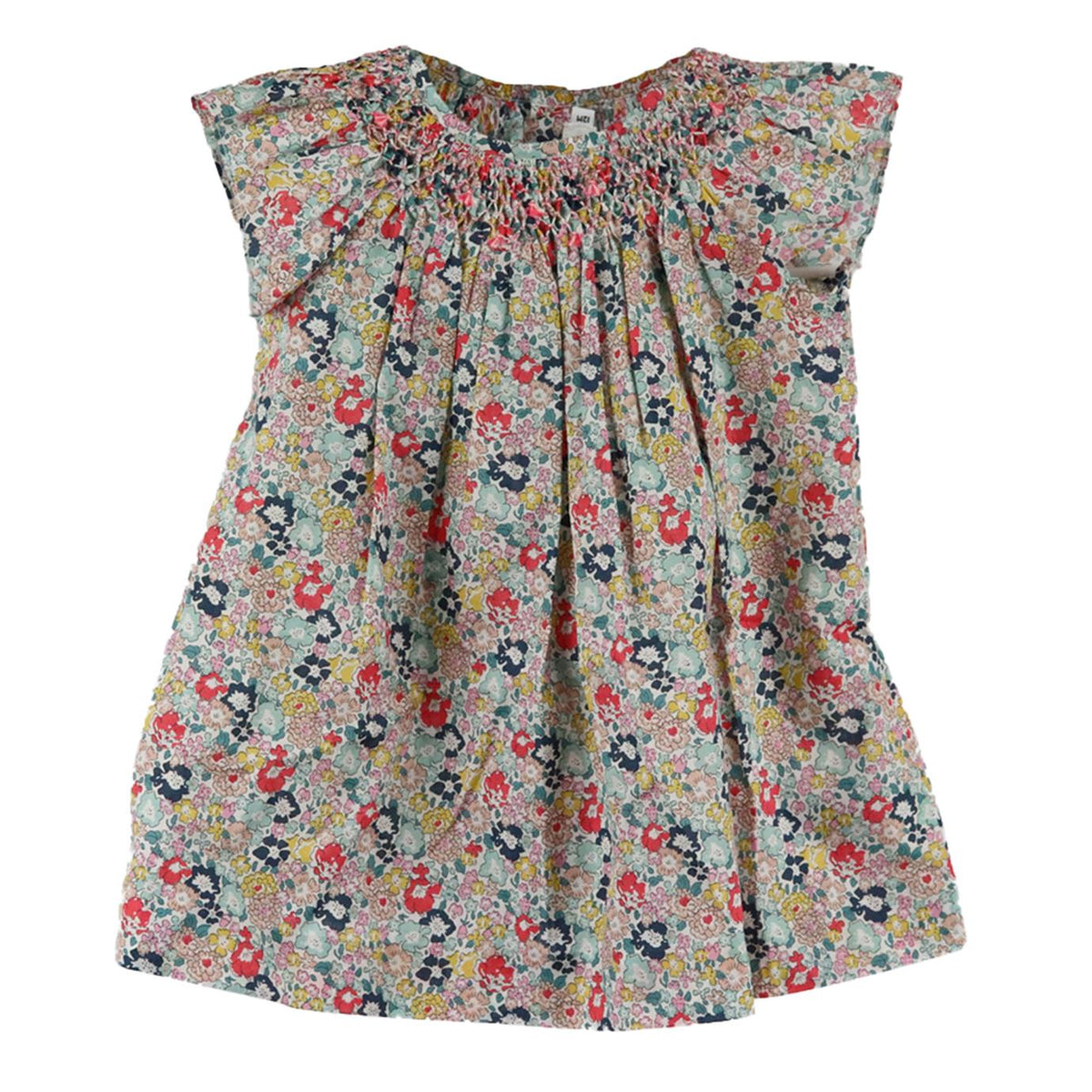 BONPOINT BABY GIRLS FLORAL COTTON DRESS 12 MONTHS
