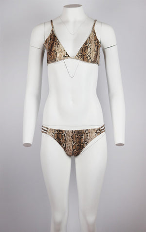 MELISSA ODABASH PRINTED TRIANGLE BIKINI UK 14/16