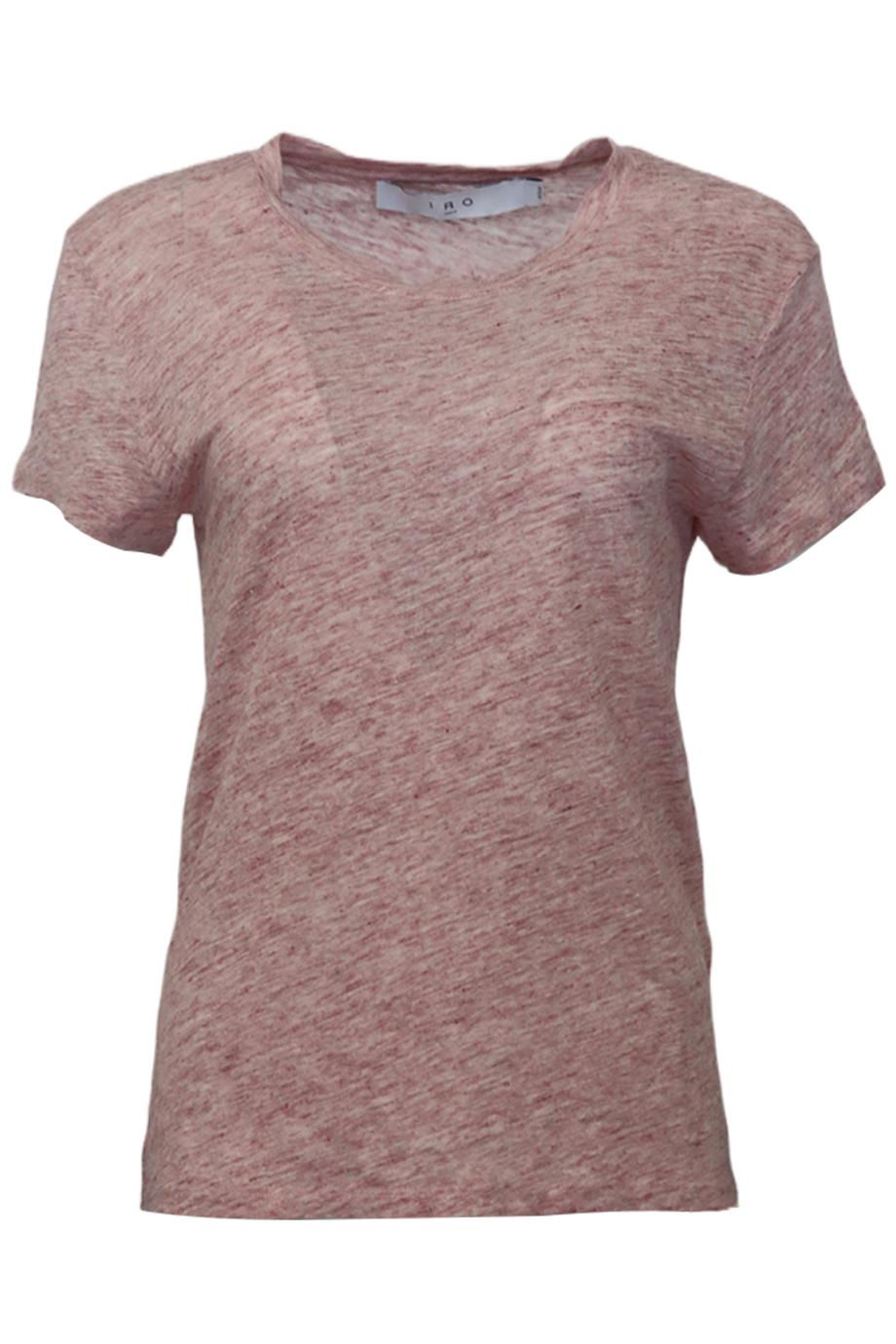 IRO LINEN T-SHIRT MEDIUM
