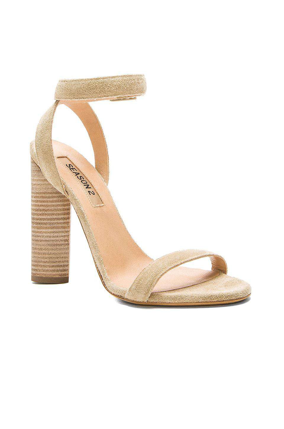YEEZY SEASON 2 SUEDE BLOCK SANDALS EU 38 UK 5 US 8