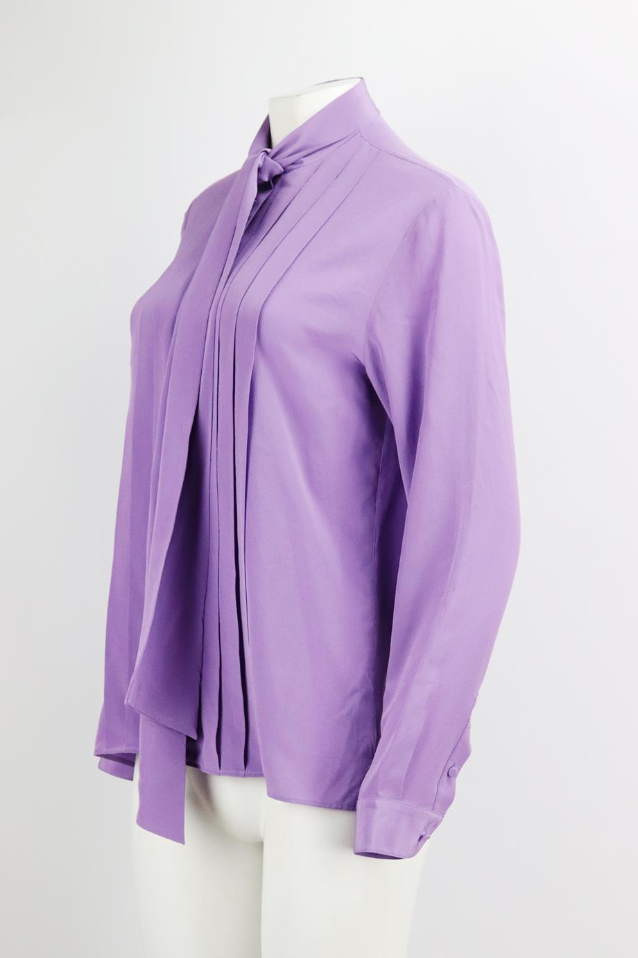GUCCI PUSSY BOW SILK BLOUSE IT 38 UK 6