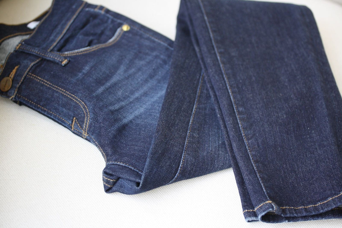 FRAME DENIM LE SKINNY DE JEANNE DISTRESSED JEANS IN LOS FELIZ W25 UK 6/8