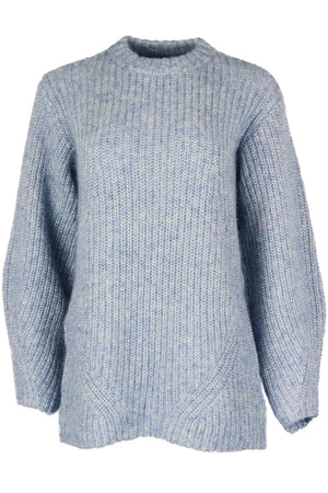 HATCH RIBBED COTTON BLEND SWEATER UK 8