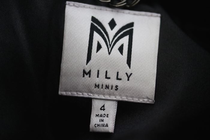 MILLY MINIS GIRLS BLACK FAUX FUR GILET 4 YEARS