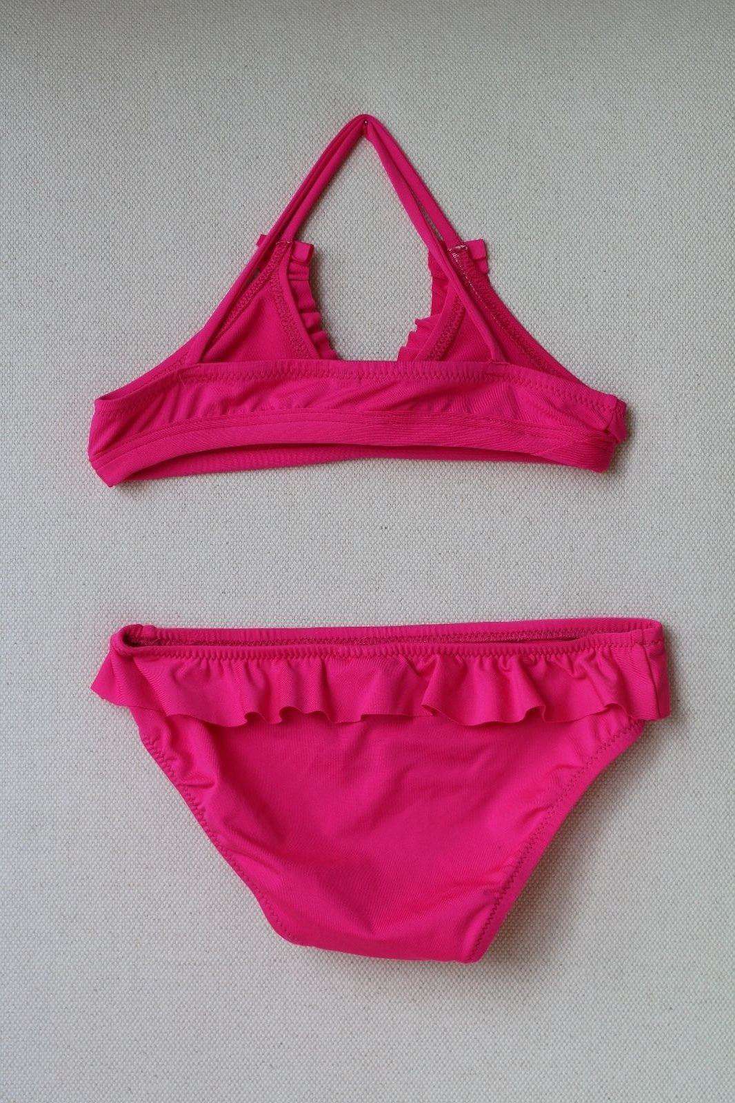 MELISSA ODABASH BABY GIRLS KIDS PINK NEW YORK CROSS-BACK BIKINI 4 YEARS