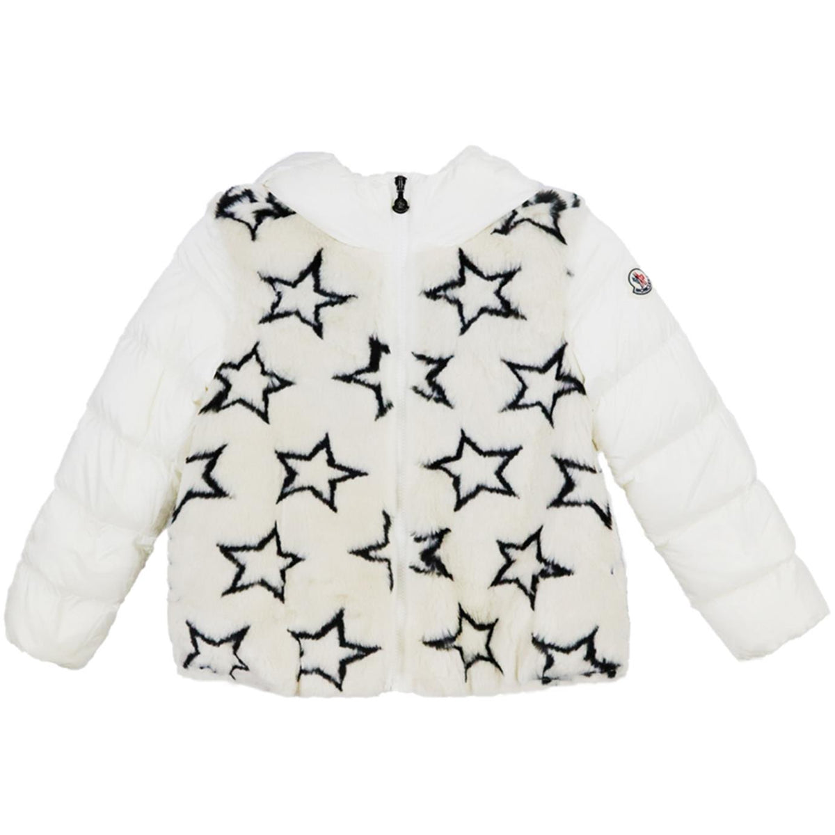 MONCLER KIDS UNISEX FAUX FUR DOWN PADDED JACKET 8 YEARS