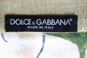 DOLCE AND GABBANA SPECIAL PIECE PRINTED COTTON SKIRT IT 40 UK 8