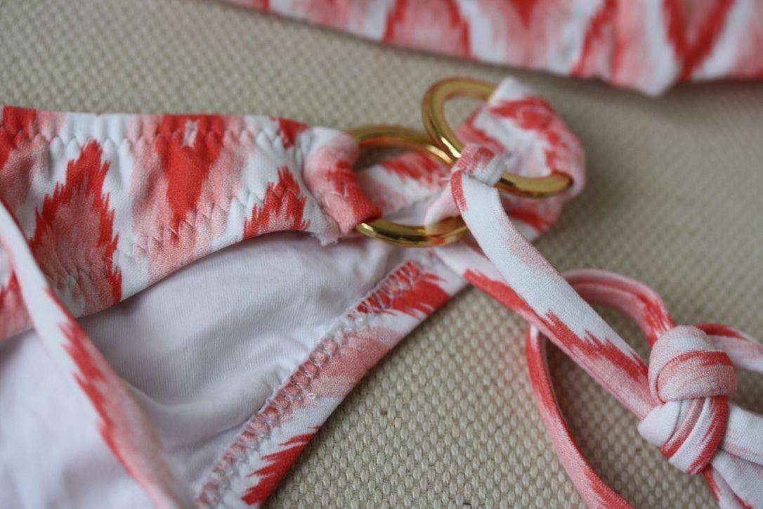 MELISSA ODABASH JANEIRO IKAT CORAL BIKINI UK 10/12