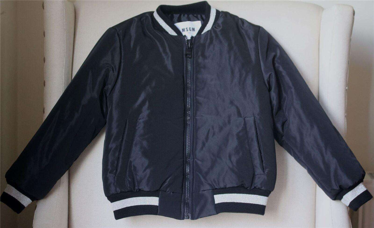 MSGM KIDS GIRLS SEQUIN BOMBER JACKET 6 YEARS