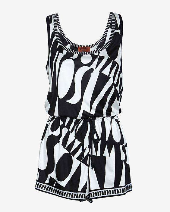 MISSONI MARE PRINT ROMPER PLAYSUIT IT 40 UK 8