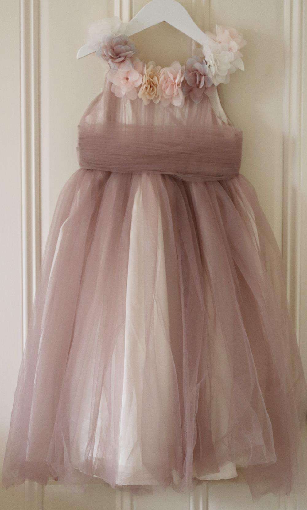 ROMANO PRINCESS KIDS GIRLS SATIN AND TULLE DRESS 6 YEARS