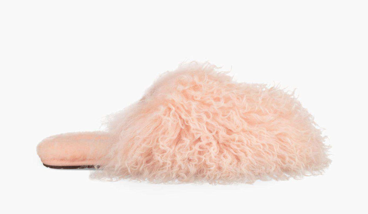 UGG FLUFF MOMMA MONGOLIAN CLOG EU 37 UK 4.5 US 6