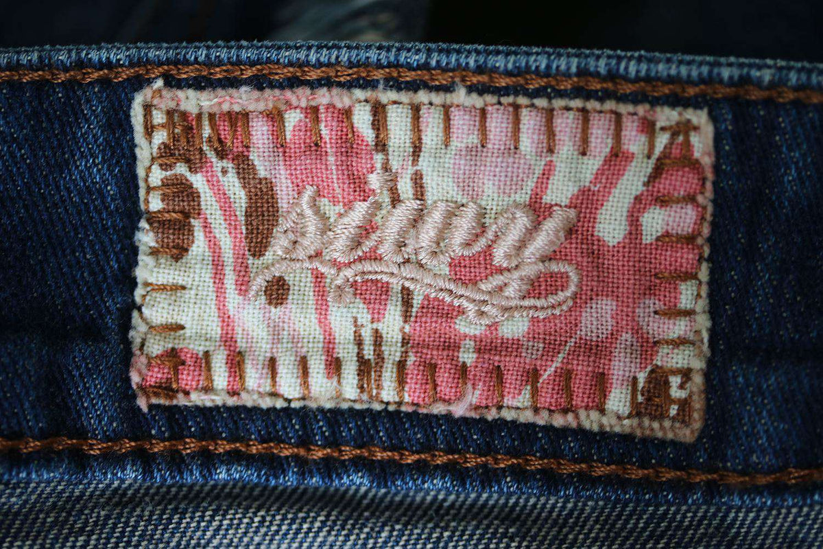 SIWY CAMILLA CUTOFF DENIM SHORTS IN FOLLOW THE LEADER W25 UK 6/8