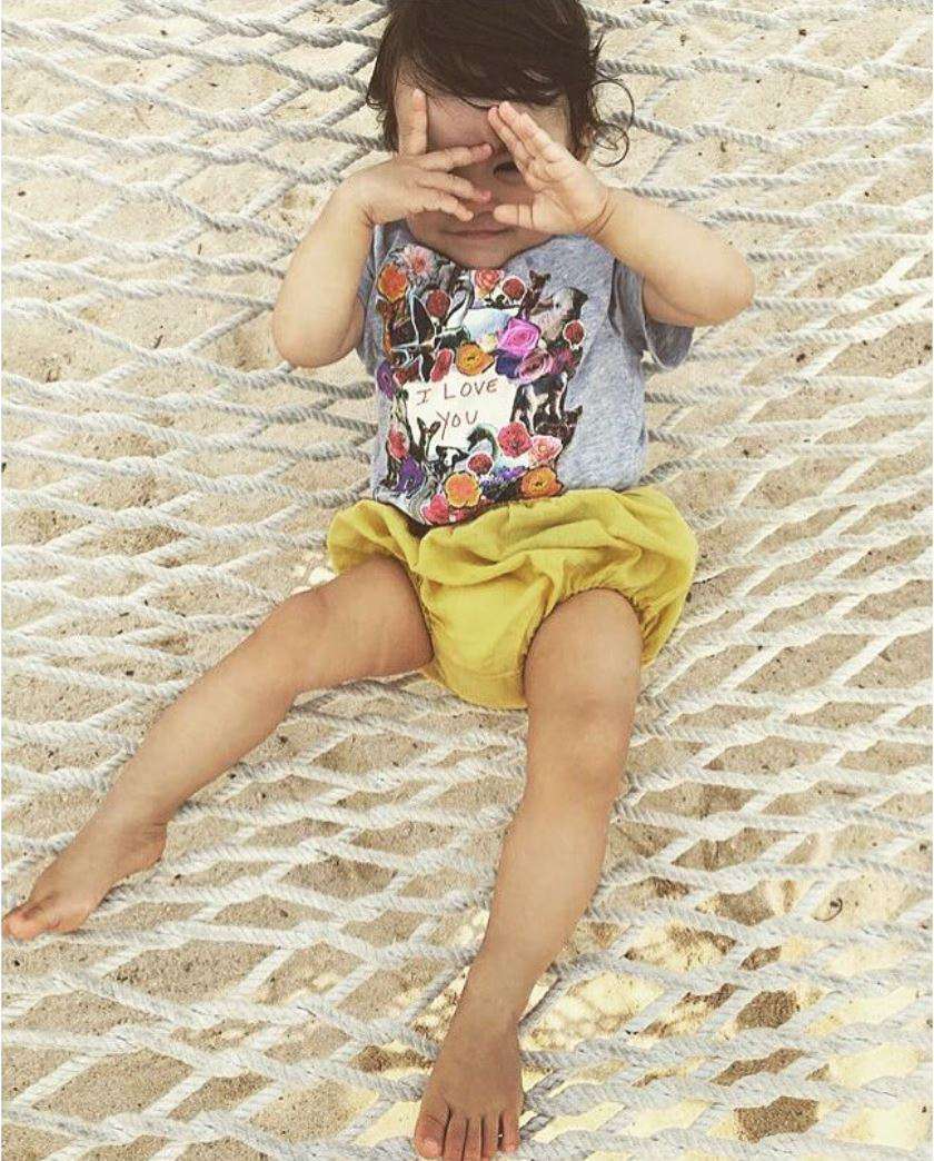 STELLA MCCARTNEY KIDS BABY GIRLS GREY ARLO FLOWERS AND ANIMALS TOP 3 YEARS