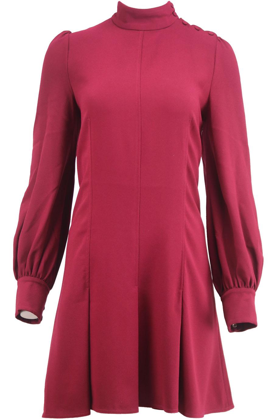 PROENZA SCHOULER PLEATED CREPE MINI DRESS US 10 UK 14