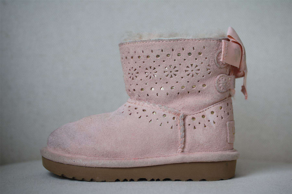 UGG KIDS DAE SUNSHINE PERF PINK BOOTS EU 25 UK 7