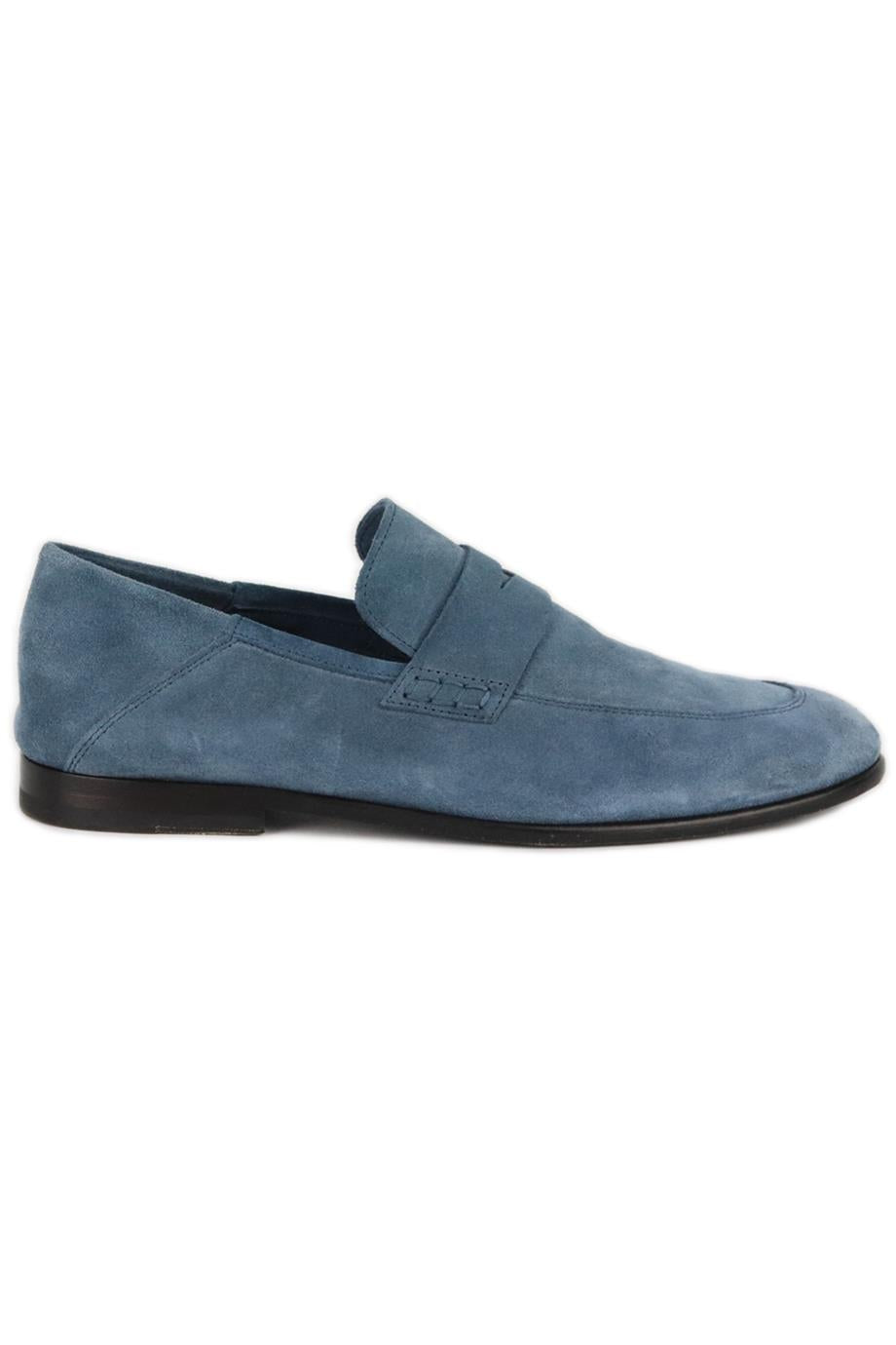 HARRYS OF LONDON MEN'S SUEDE LOAFERS EU 41.5 UK 7.5 US 8.5