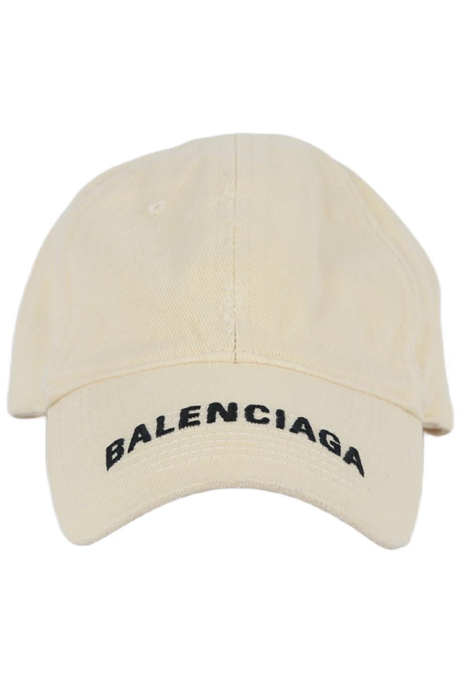 Balenciaga Grey Logo Embroidered Cap  Boutique LUCS