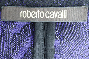 ROBERTO CAVALLI MATELASSÉ STRETCH KNIT MINI DRESS IT 40 UK 8