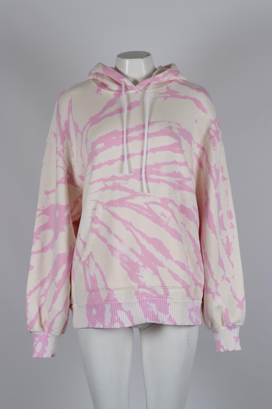 COTTON CITIZEN OVERSIZED TIE DYED COTTON JERSEY HOODIE LARGE