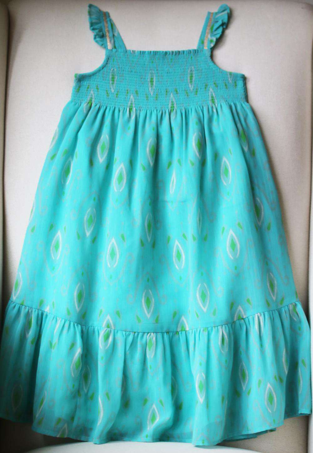 WILD AND GORGEOUS KIDS GIRLS PRINTED CHIFFON DRESS 4-5 YEARS