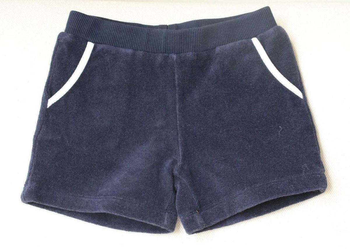 MONCLER BABY NAVY SHORTS 12-18 MONTHS