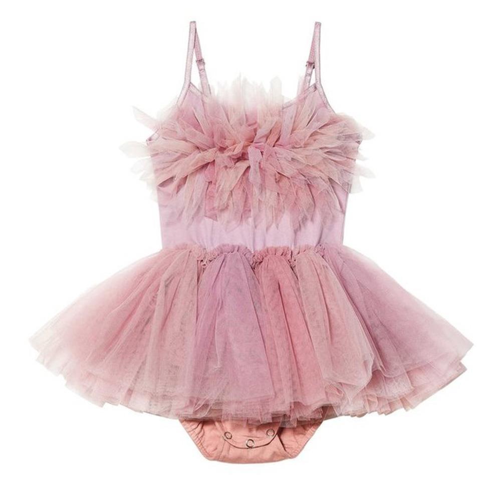 TUTU DU MONDE BABY GIRLS PASSION PETAL TULLE DRESS 12-18 MONTHS